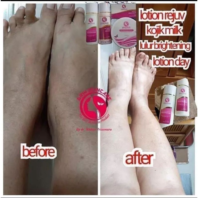 DRW Skincare HB PEMUTIH AMPUH Lation Night Rejuvanation Licorice Day Lation Premium Foundation Lation Bumil Busui Aman by dr. Wahyu Triasmara