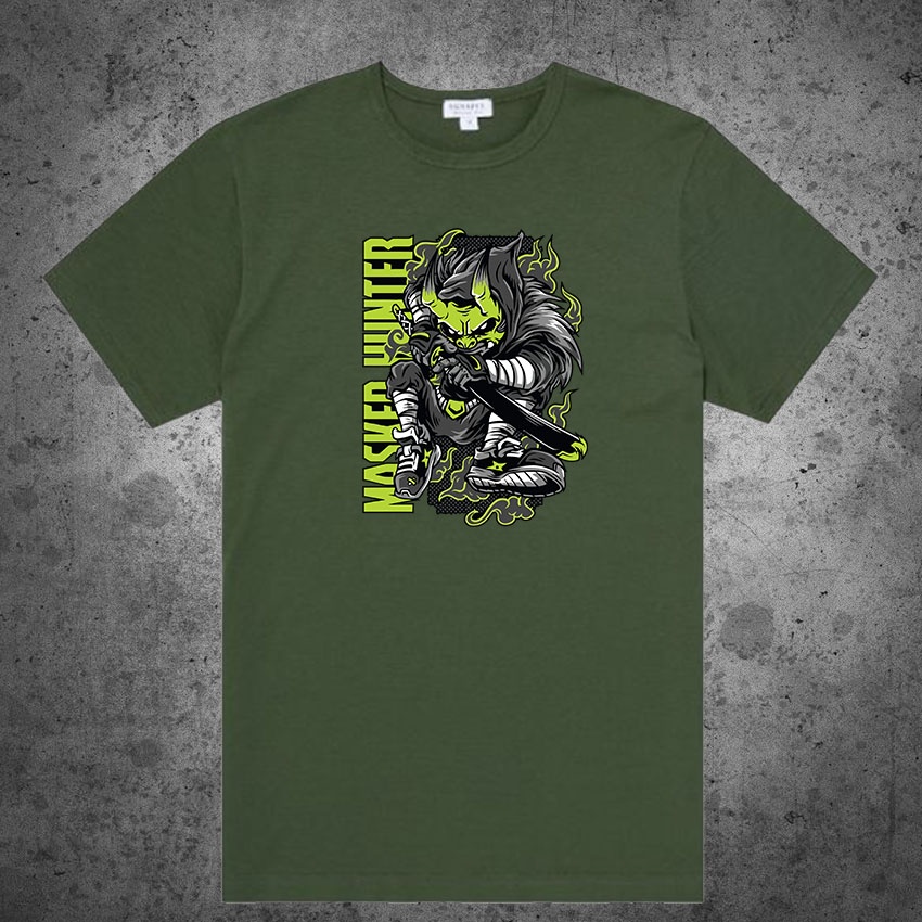 KAOS DISTRO pria terbaru''MASKER HUNTER&quot;