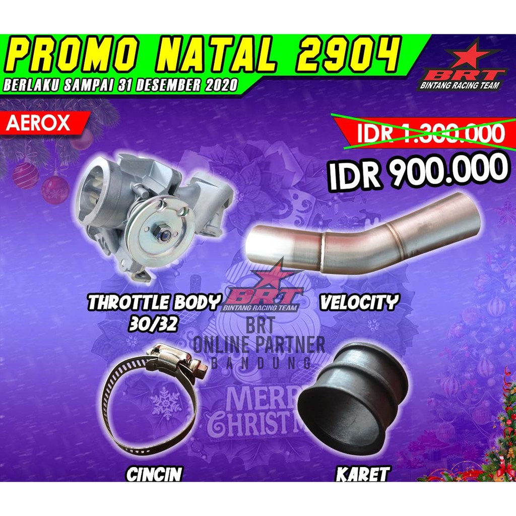 BRT PAKET THROTTLE BODY AEROX
