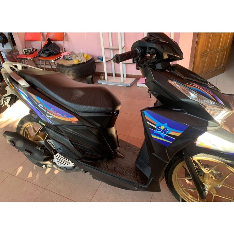 Striping sticker transparan Vario LED old 125/150 livery bus SUGENG RAHAYU