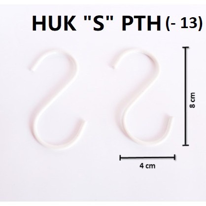 Gantungan Huk S Putih