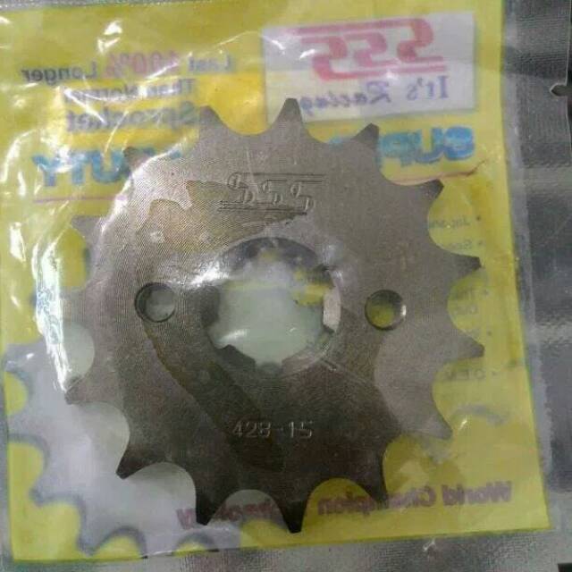 Gear Ger Gir depan ORIGINAL SSS 428 VIXION OLD LAMA / NEW VIXION NVL ADVANCE DLL ukuran 13 14 15 16