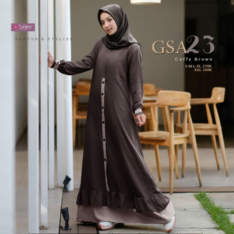 GAMIS AURANY TERBARU 2021/GAMIS AURANY ORI/GSA 23