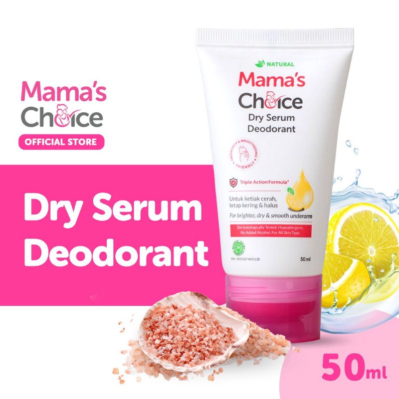 Deodoran Penghilang Bau Badan Mama's Choice Dry Serum Deodorant n