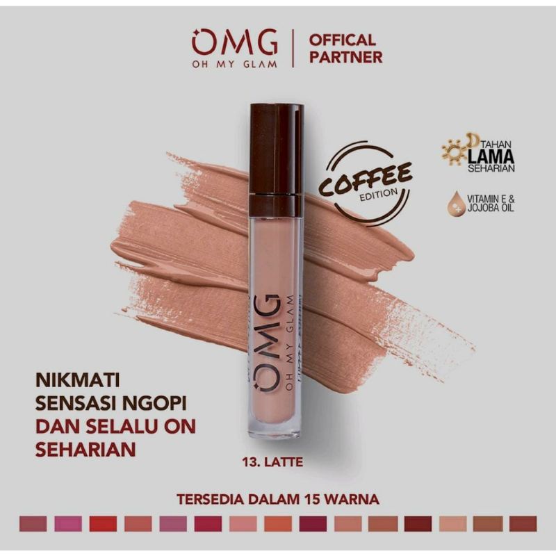 OMG Matte Kiss Lip Cream COFFE EDITION