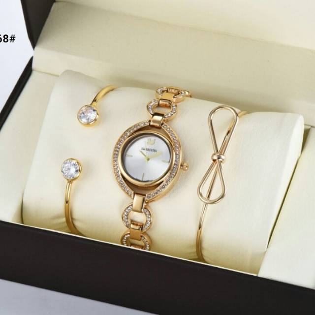 Jam set gelang swarovski 5268 import