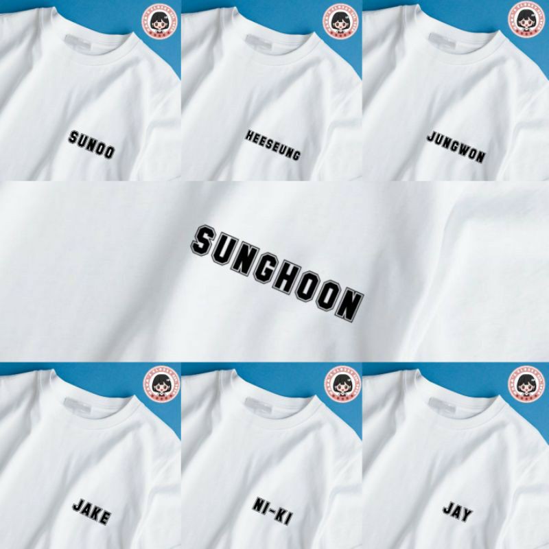 CUSTOM !! Baju T shirt KPOP Nama Member logo ( REQUEST NAMA MEMBER )