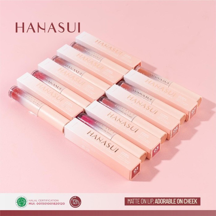 babybear HANASUI MATTEDORABLE LIP CREAM - BIBIR &amp; BLUSH ON - LIP &amp; CHEEK