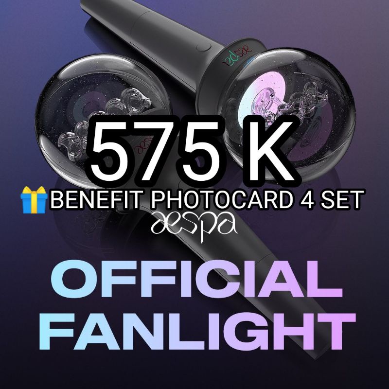 PO PRE ORDER LIGHTSTICK OFFICIAL FANLIGHT / LS AESPA
