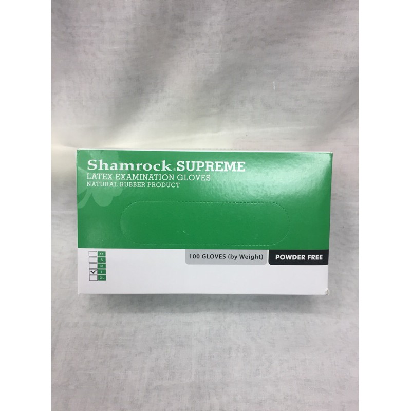 SARUNG TANGAN SHAMROCK SUPREME GLOVE LATEX