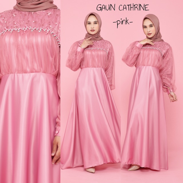 GAUN CATHRINE / GAUN KONDANGAN / GAUN TUNANGAN / GAUN LEBARAN