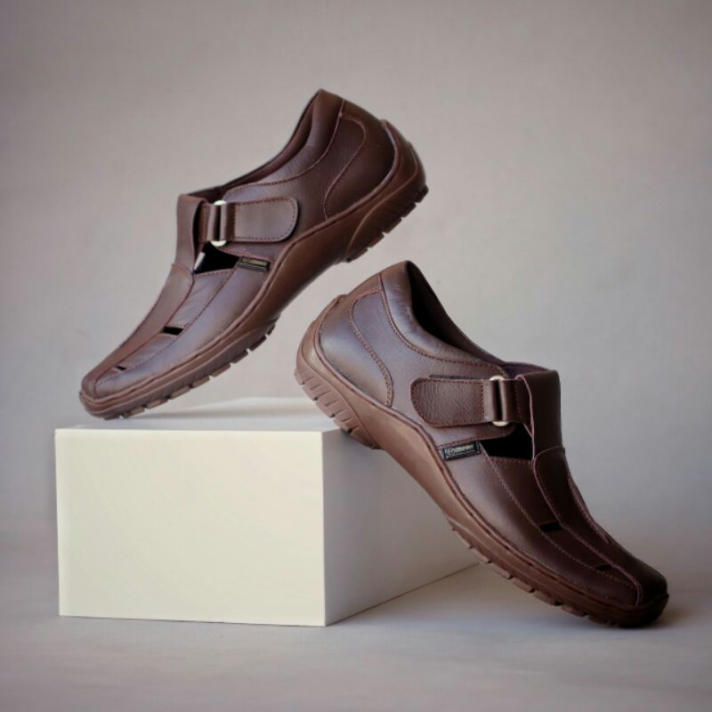 Sepatu Kasual Pria Asli Kulit - Sepatu Pria Slipon Cevany Original