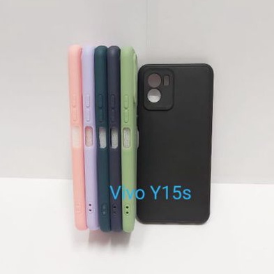 Silikon TPU Macaron Warna Warni Vivo Y15s