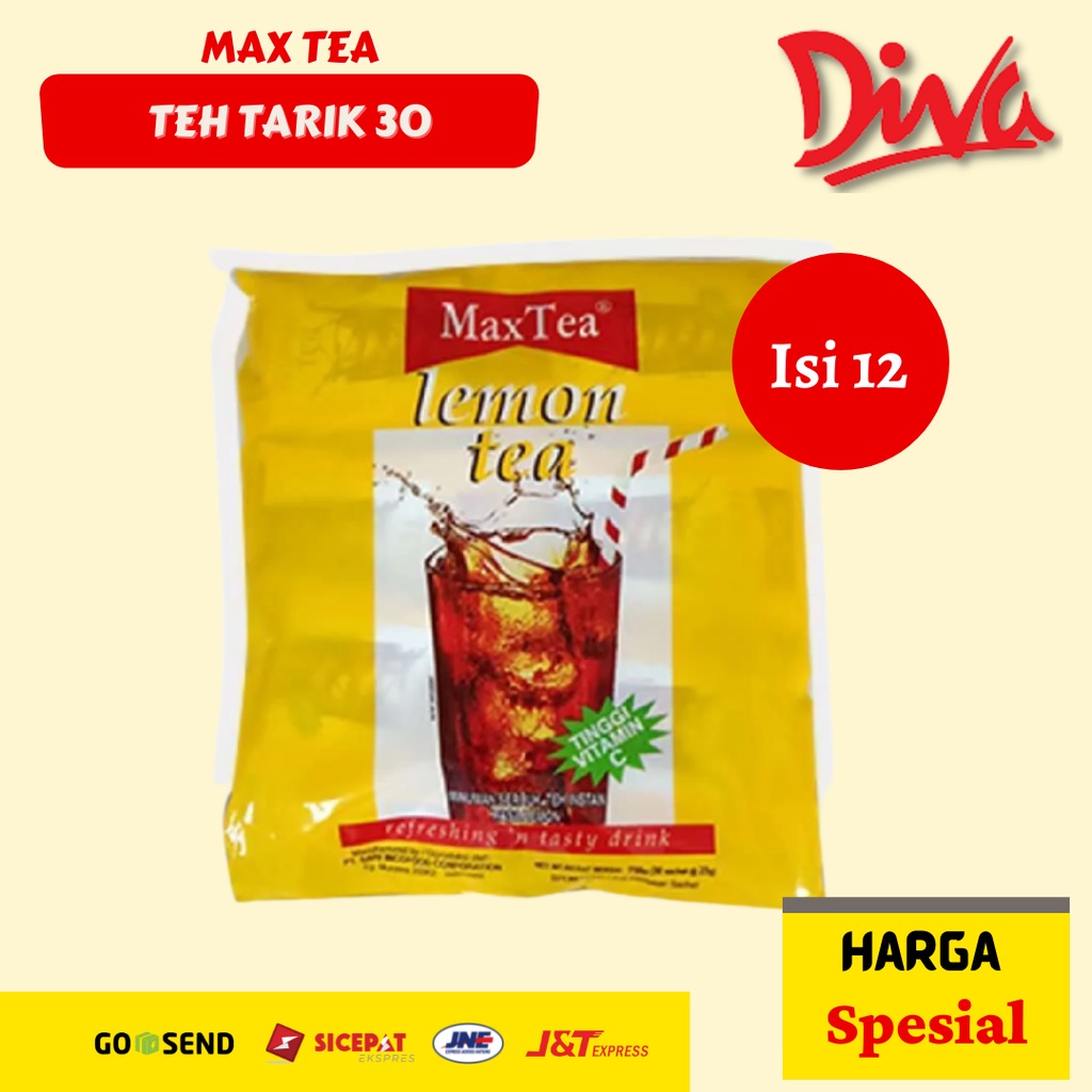 

Max tea Teh Lemontea 30" Isi 12