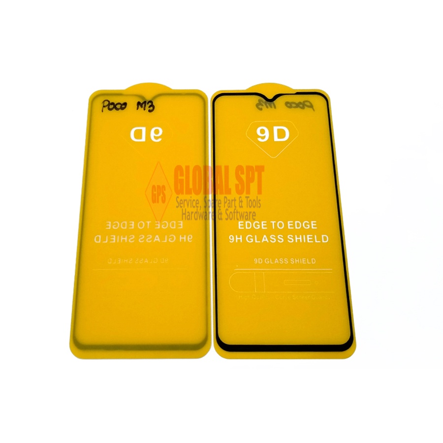 ANTIGORES FULL WARNA XIAOMI POCOPHONE M3  / ANTI GORES KACA