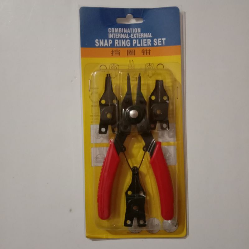 Tang Spie 4 Mata Tang Snap Ring 4 Mata Tang Snap Ring Kombinasi Tang Spie