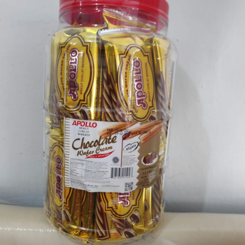 

apollo wafer isi 45 pcs