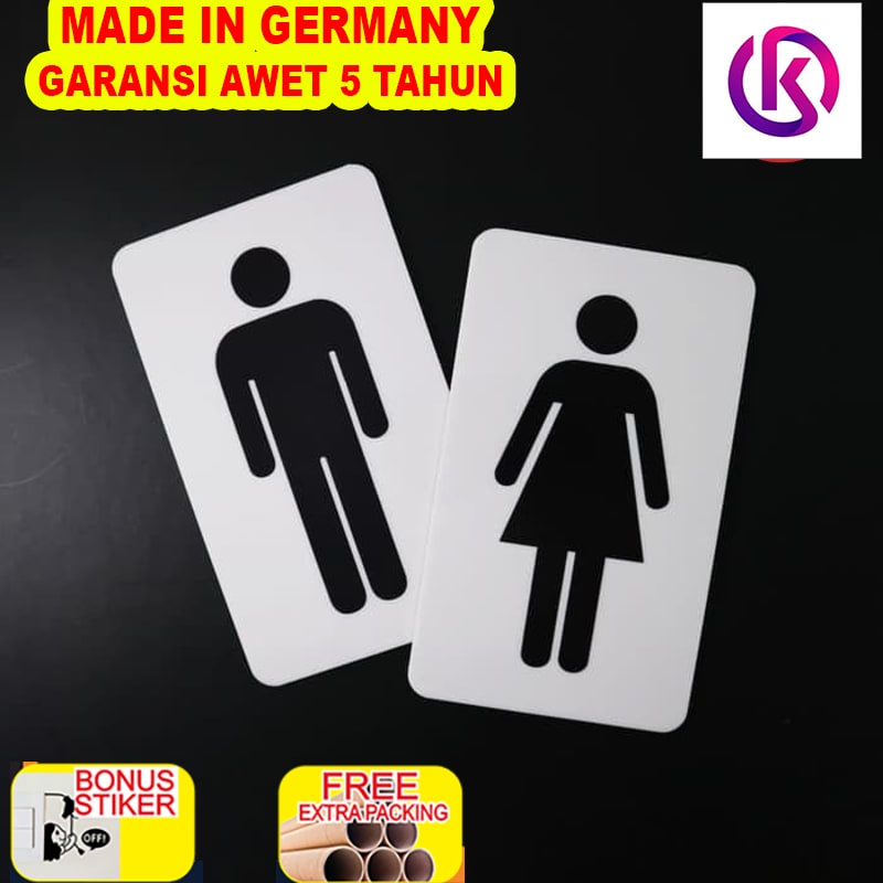 

Murah Acrylic Signage Toilet /Signboard timbul
