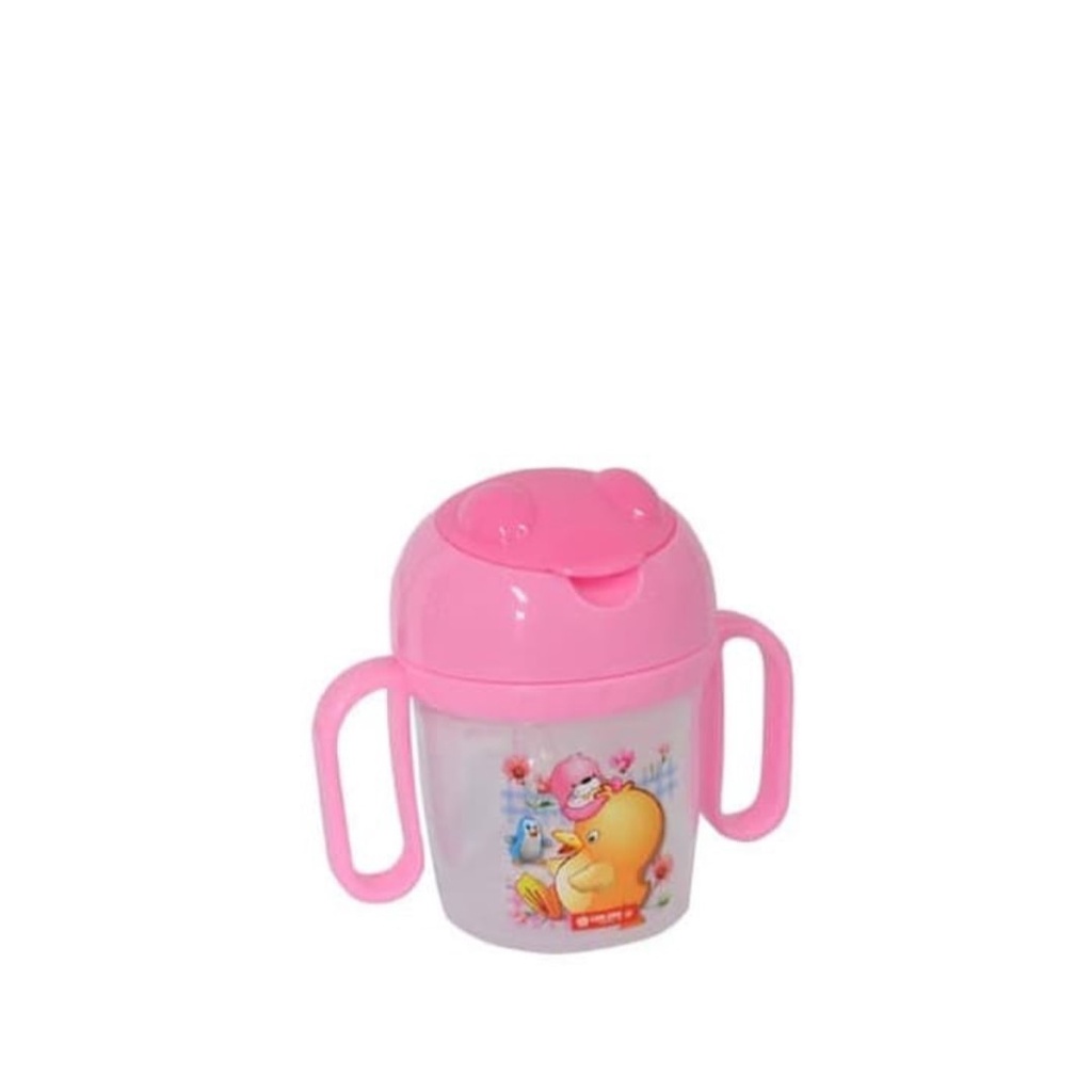 Botol minum lion star 300 ml dengan sedotan / botol minum bayi / botol