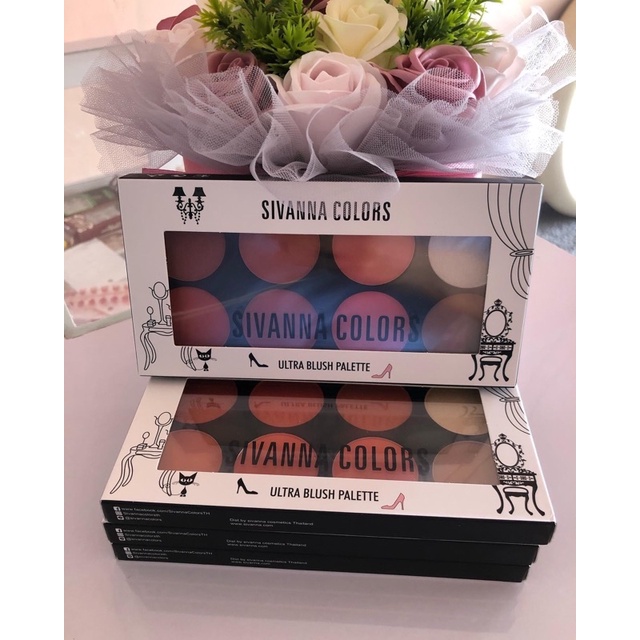 Sivanna colours ultra blush on palette