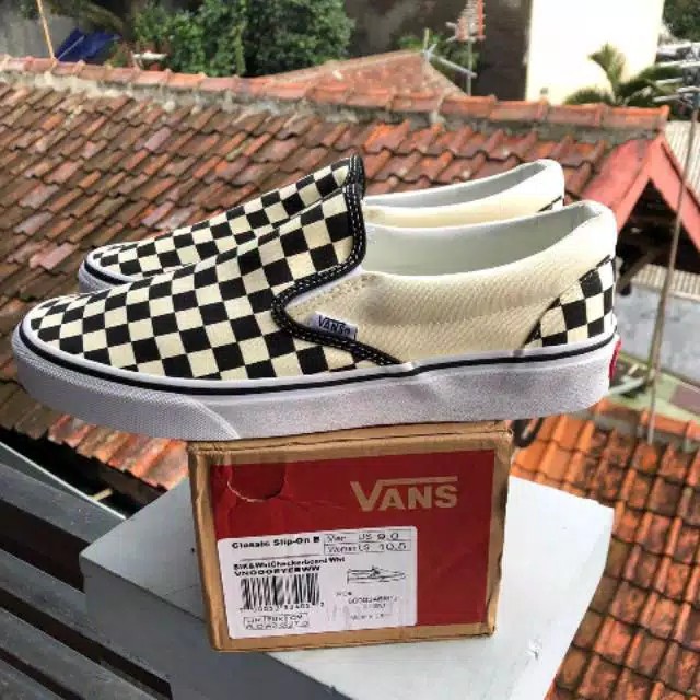 Vans Slip On Checkerboard Kode Wafle Dt Bnib Made In China PK Version