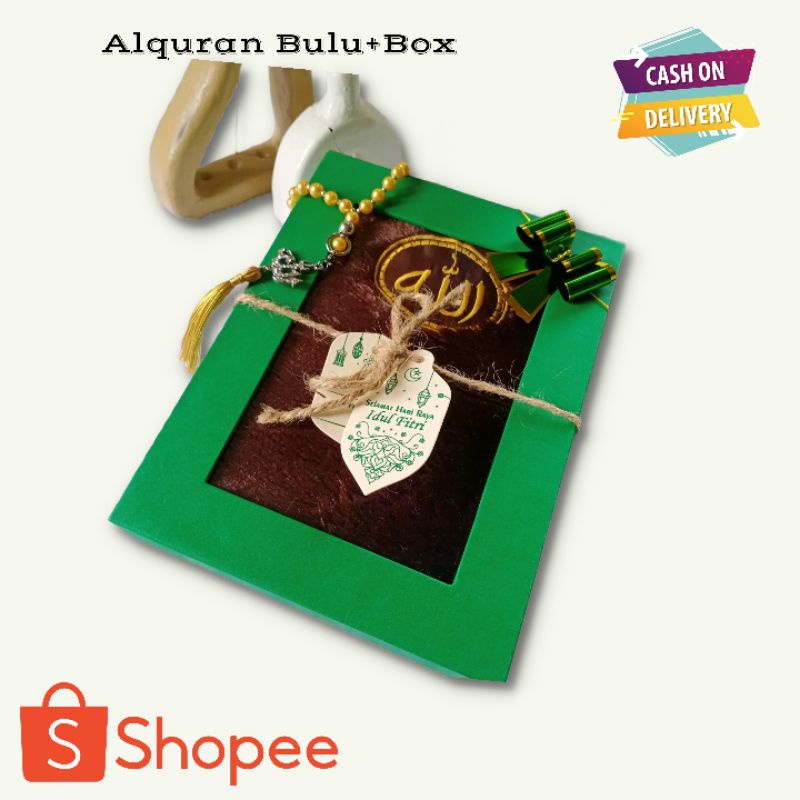 

ALQURAN BULU BOX (BELUM TERMASUK ALQURAN)