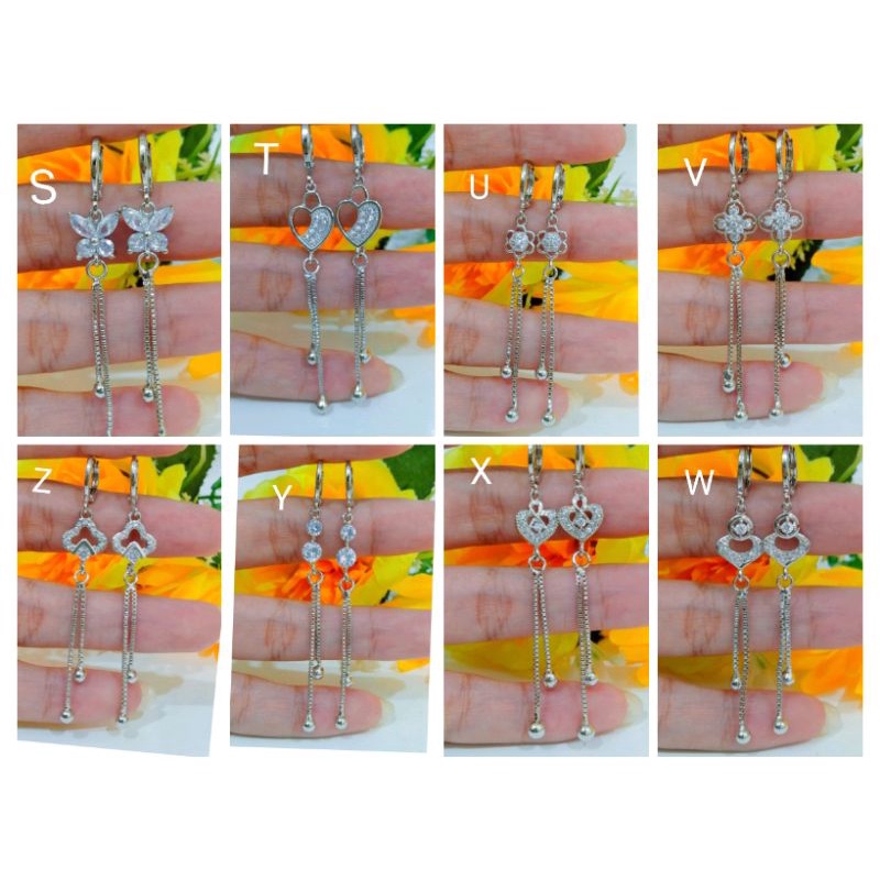 RPP5. Anting xuping wanita lapis emas putih/silver dgn mata zircon