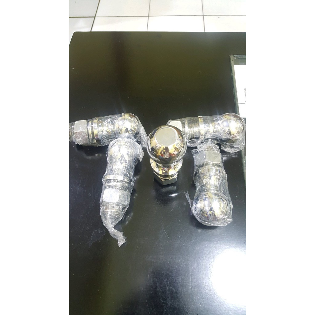 TOWING DEREK NIKEL CROOM BOLA DEREKAN MOBIL- AKSESORIS INTERIOR MOBIL