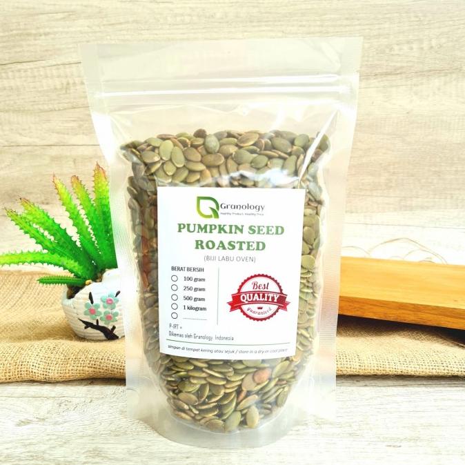 

Biji Labu Oven / Roasted Pumpkin Seed (500 Gram) By Granology