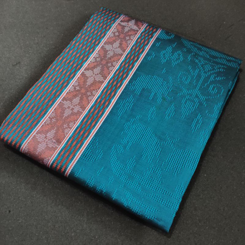 Songket Baron Turkis Kain Songket Biru Turkis Lampung