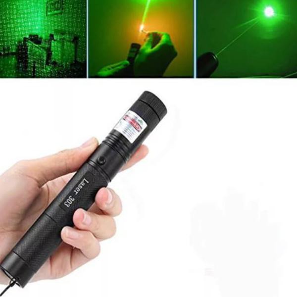 ✻ [BISA ] ORIGINAL Laser Pointer Hijau Recharge 303 10KM Terjauh Jarak Jauh Laser Ijo Leser Pointer