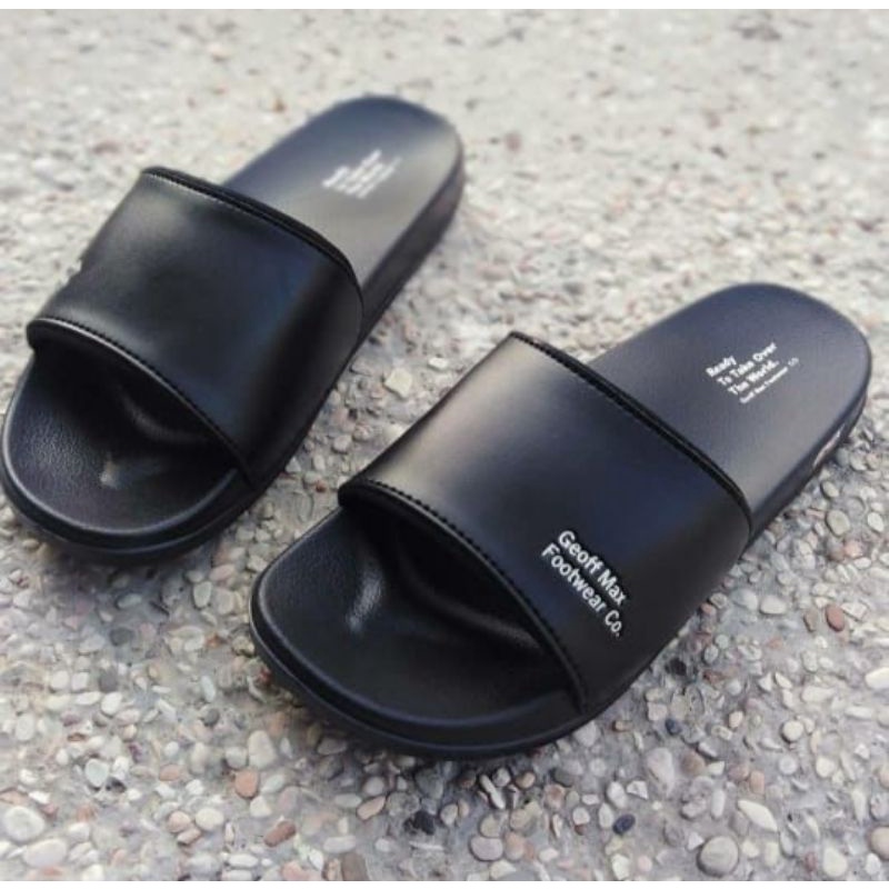 Sandal Slop Geoff Max Original | Sandal Slop Cowo Cewe | Sandal Slop Pria Wanita | Sandal Slip On | 