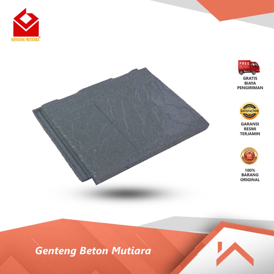 Genteng Beton Mutiara Flat Batu