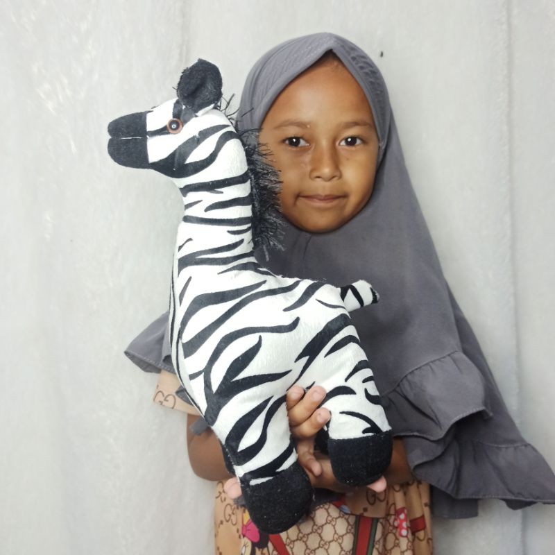 boneka kuda ZEBRA mini S murah