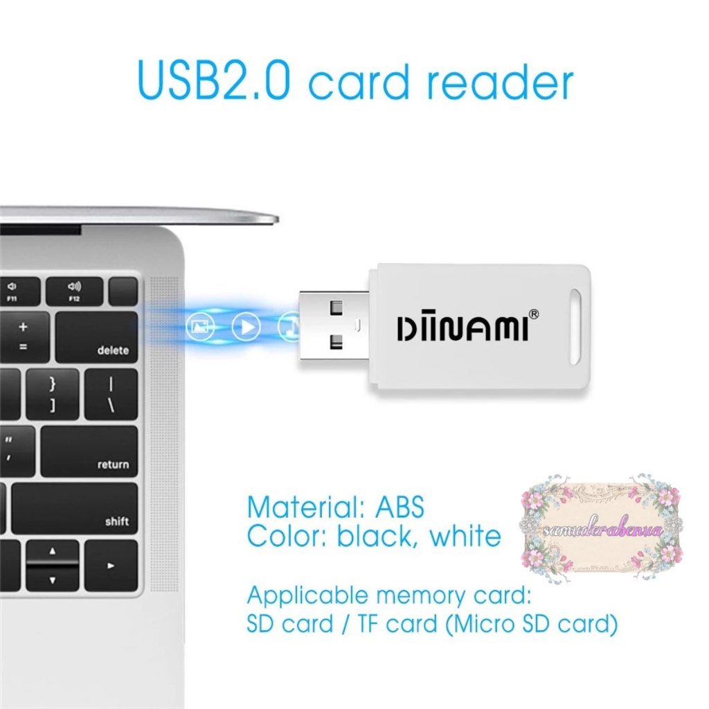 Card reader DIINAMI sd card &amp; Micro sd card high speed fast translit data usb 2.0 all in one for smartphone &amp; tablets SB3157