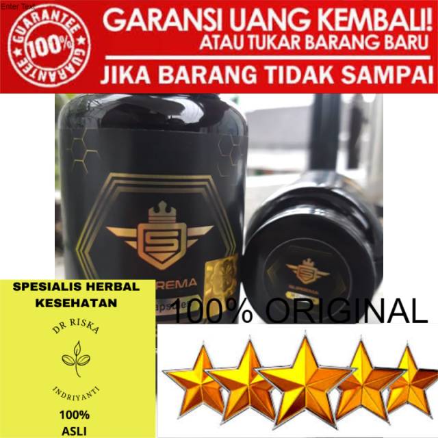100% ASLI SUPREMA Kuat Tahan Lama_Obat Pembesar Kelamin Pria_Paten Permanen_Panjang Alat Vital Pria