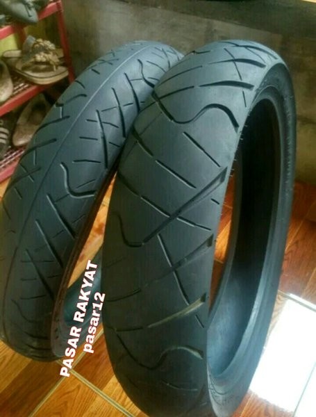 IRC ROAD WINER SEPASANG BAN MOTOR COPOTAN SECOND BEKAS RING 17 SCORPIO