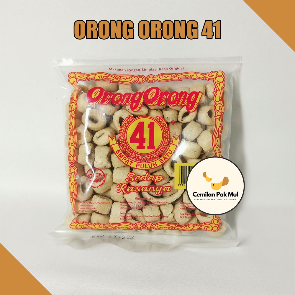 

( 100GR ) ORONG ORONG 41 ORIGINAL KHAS MEDAN / ORONG ORONG 41 PEDAS