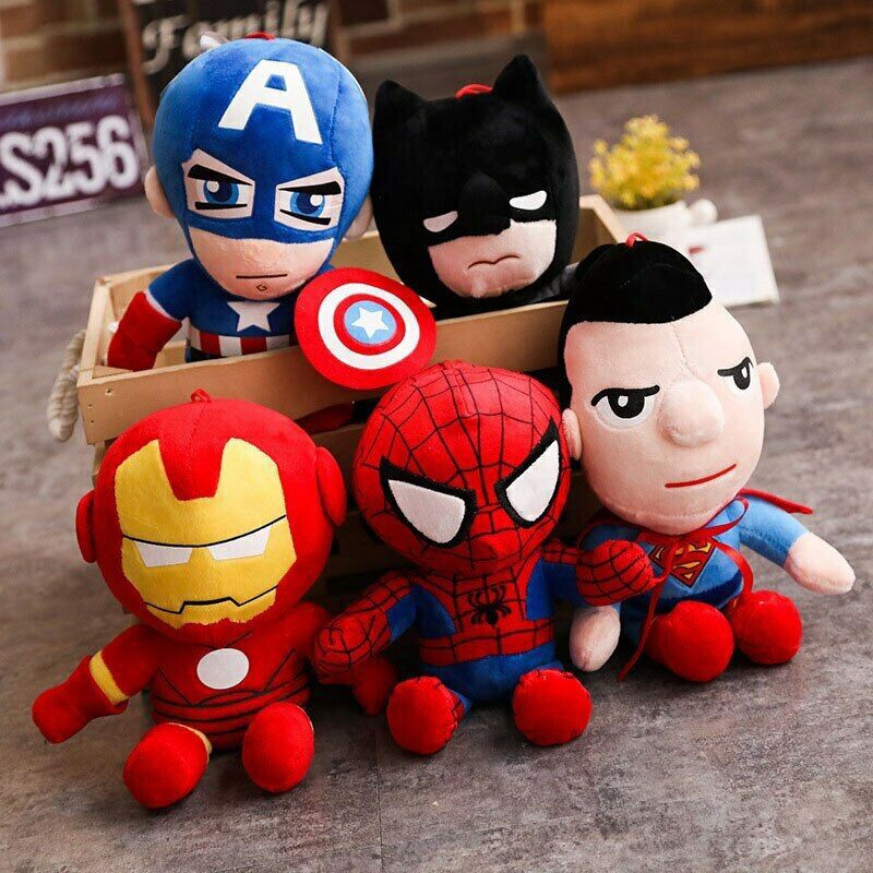 28cm Spider Man Soft Plush Marvel Super Hero Stuffed Toy Doll Gift Collection