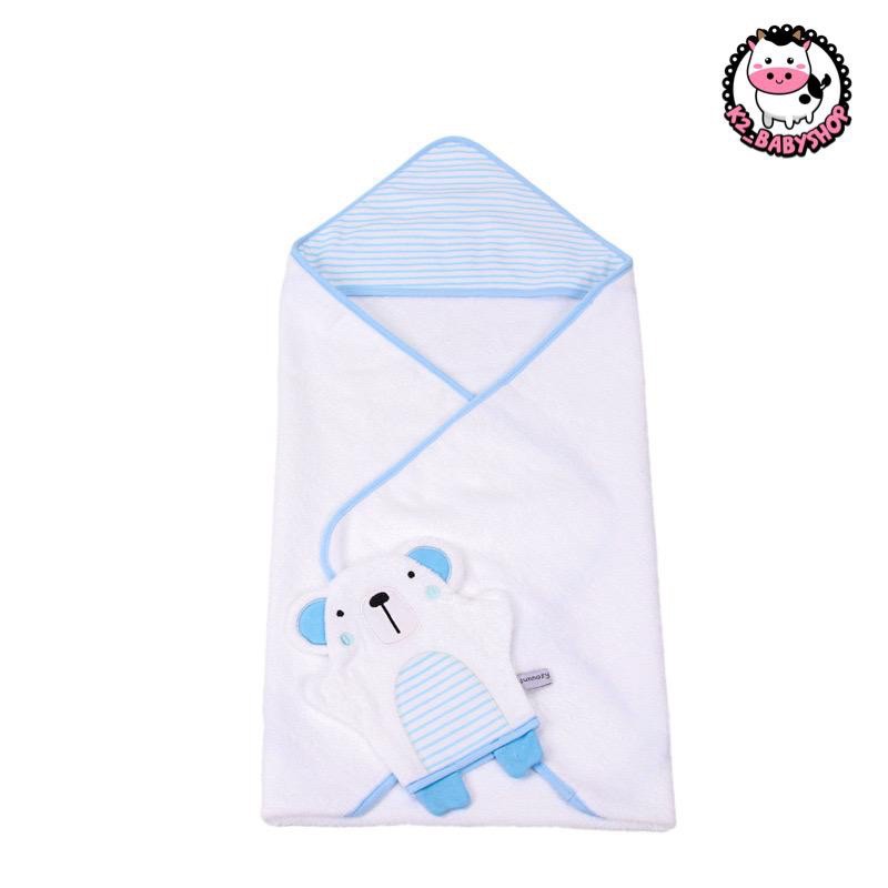 BABY K2 - BABY TOWEL HOODED &amp; MITTEN 3 MOTIF KODE 00092