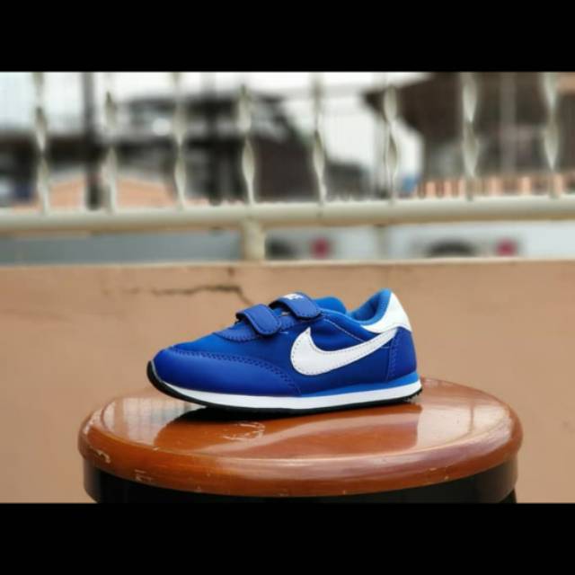 Sepatu Nike MD Runner Biru / Sepatu nike anak / Sepatu casual anak cowok