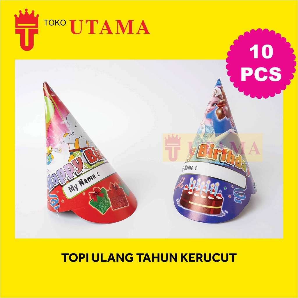 TOPI ULANG TAHUN KERUCUT