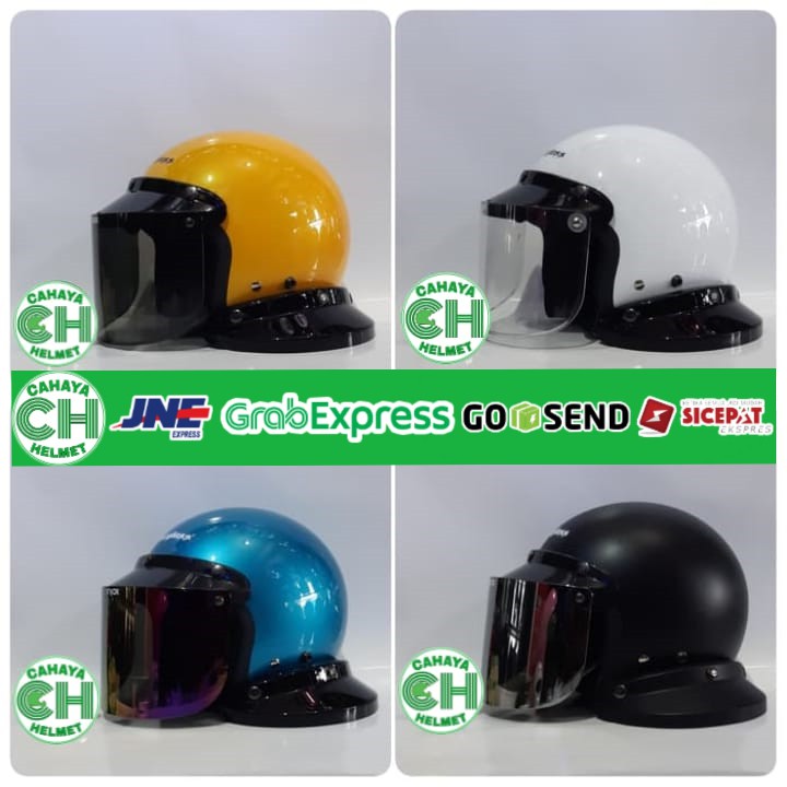 Helm Cargloss Kaca Datar