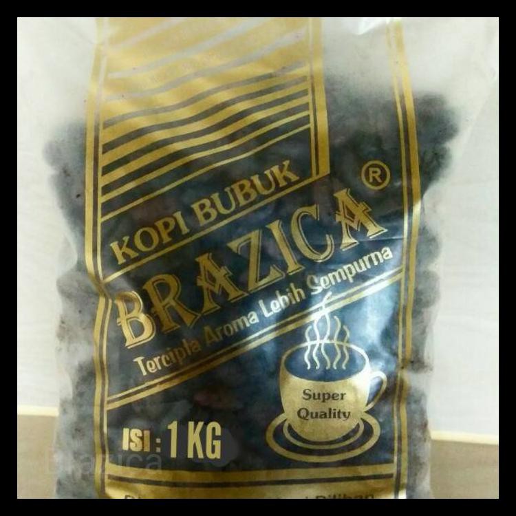 

Kopi Biji Robusta Lampung Merek Brazica "Gold Quality" 1 Kg Bergaransi
