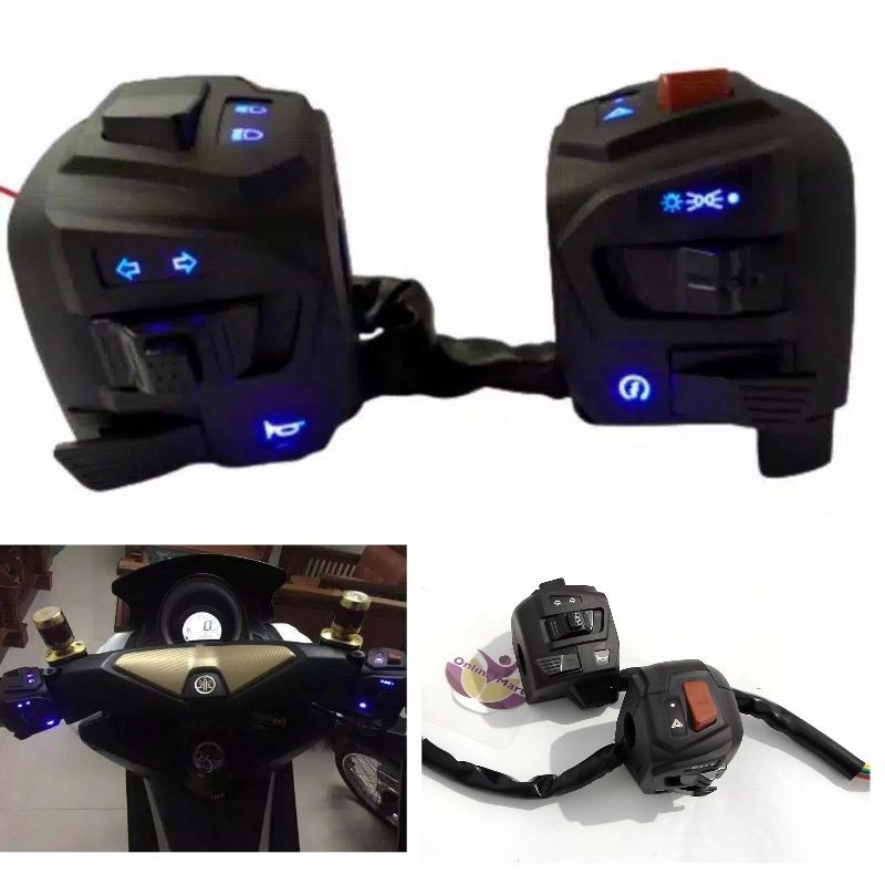 Saklar Motor Yamaha Nmax SET LED Model PULSAR