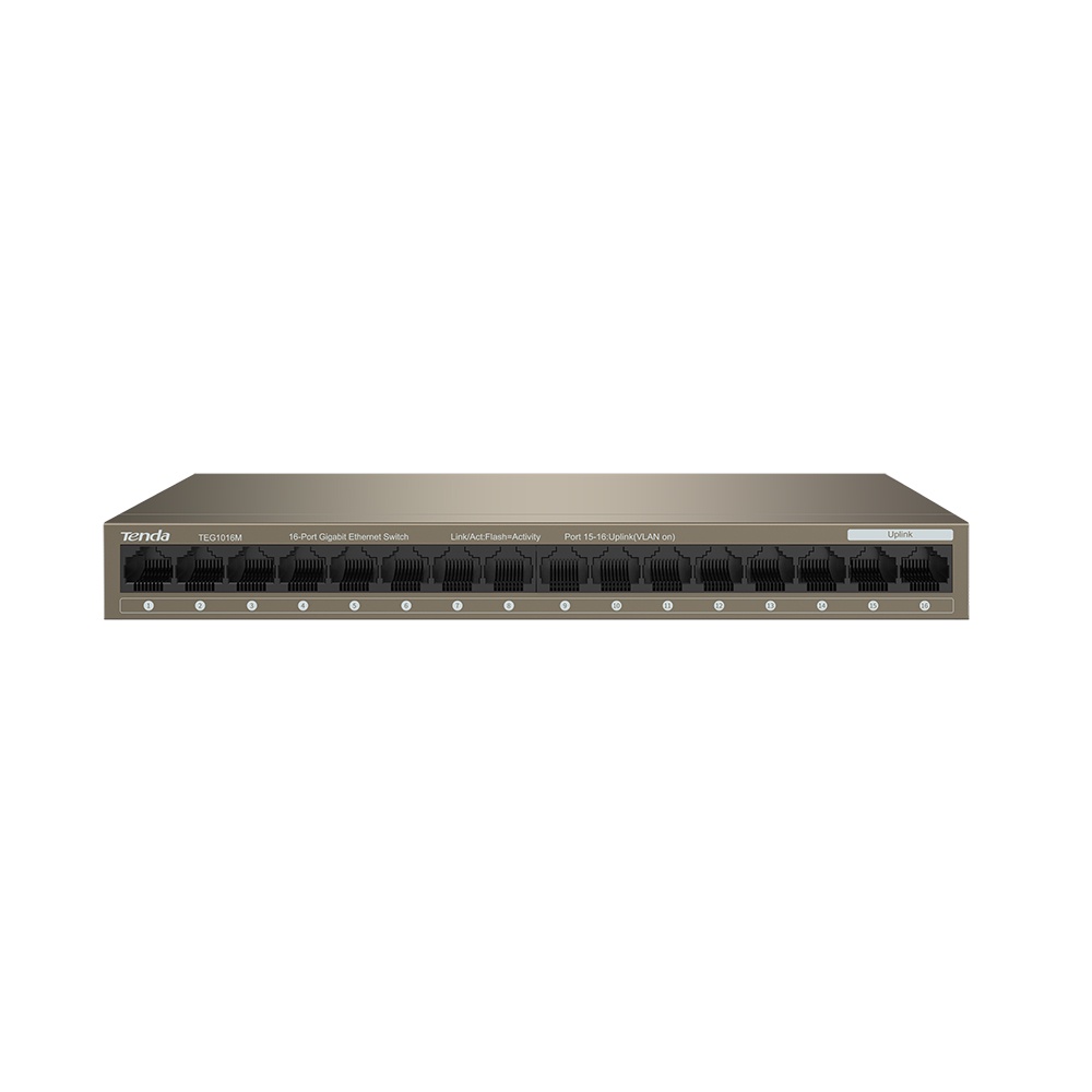 Tenda TEG1016M 16-Port Gigabit Ethernet Unmanaged Switch