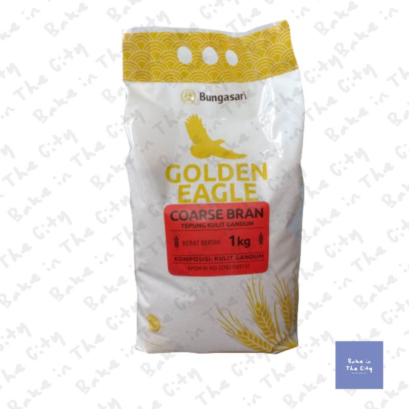 

Tepung Kulit Gandum Golden Eagle Coarse Bran - 1kg