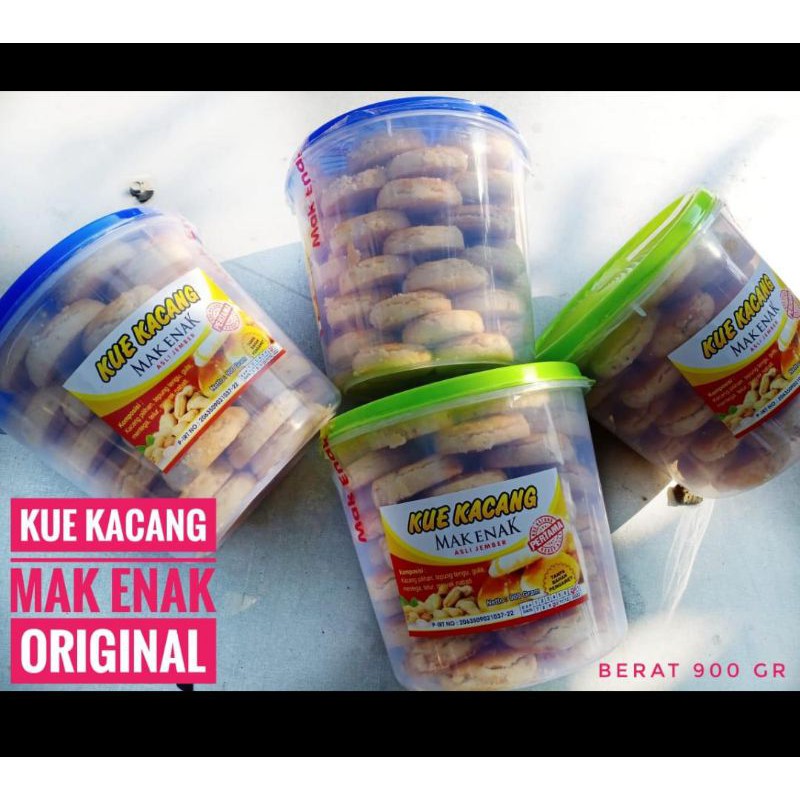 

kue kacang Mak enak toples 900 gr