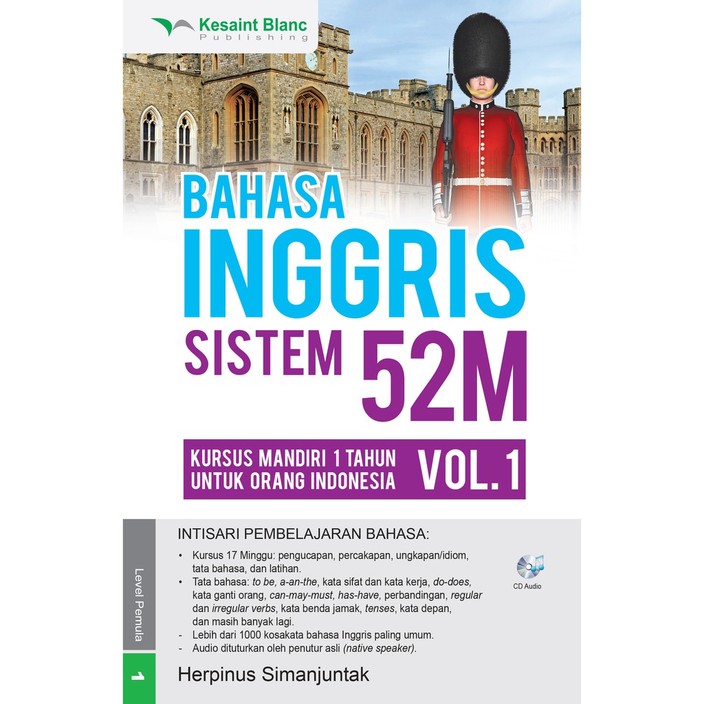 BUKU BAHASA INGGRIS SISTEM 52 M JILID 1 ( + CD AUDIO ) - HERPINUS SIMANJUNTAK