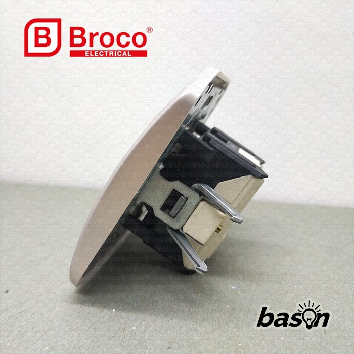 BROCO Galleo Silver / Perak G183 | Antenna Socket Outlet - Colokan TV